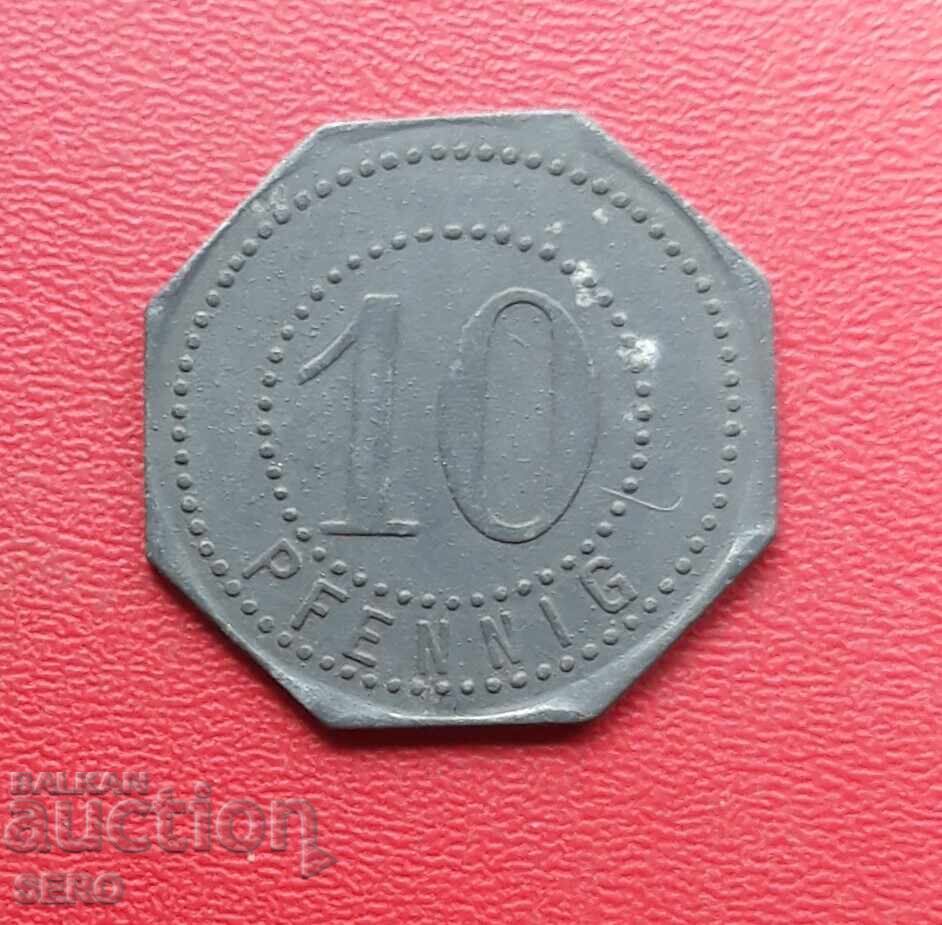 Germania-Renania de Nord-Westfalia-Hamborn-10 Pfennig 1917