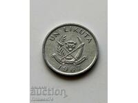 1 likuta 1967 Congo-RDC