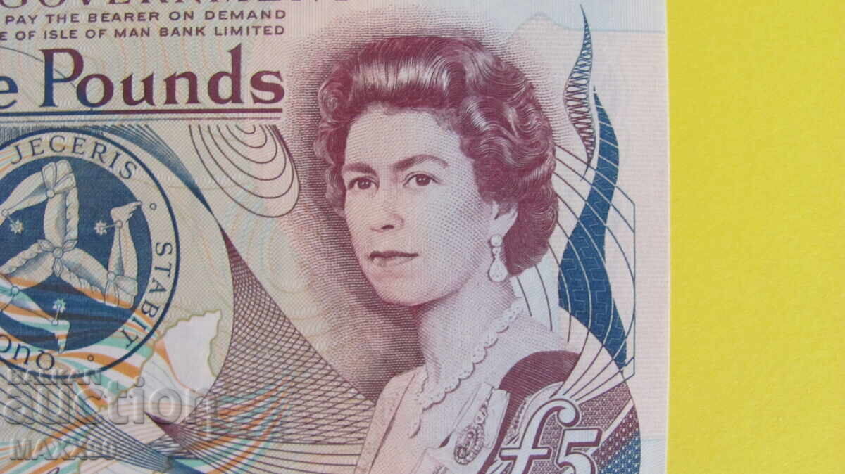5 lire Insula Man UNC cu preț € 50.00 | 97.79 BGN
