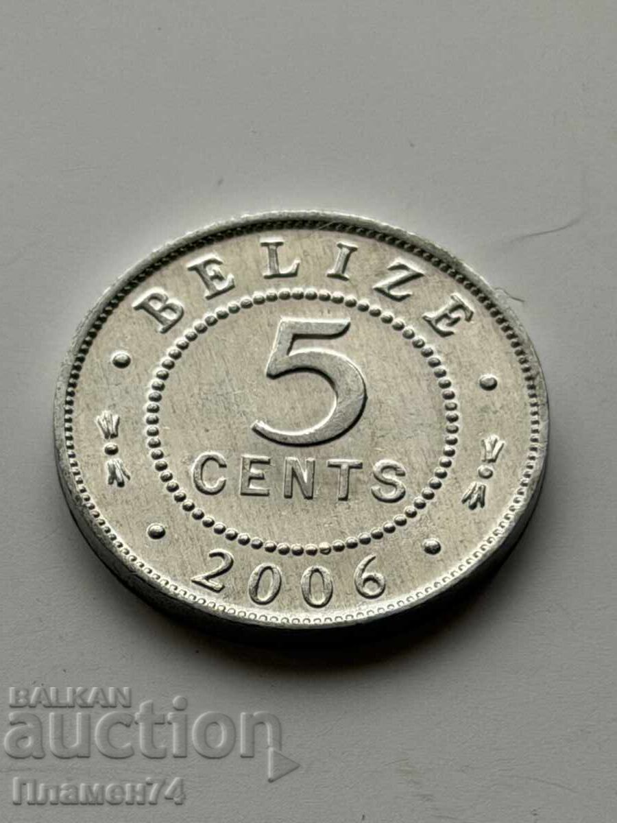 5 cenți 2006 Belize