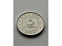 5 cenți 2006 Belize