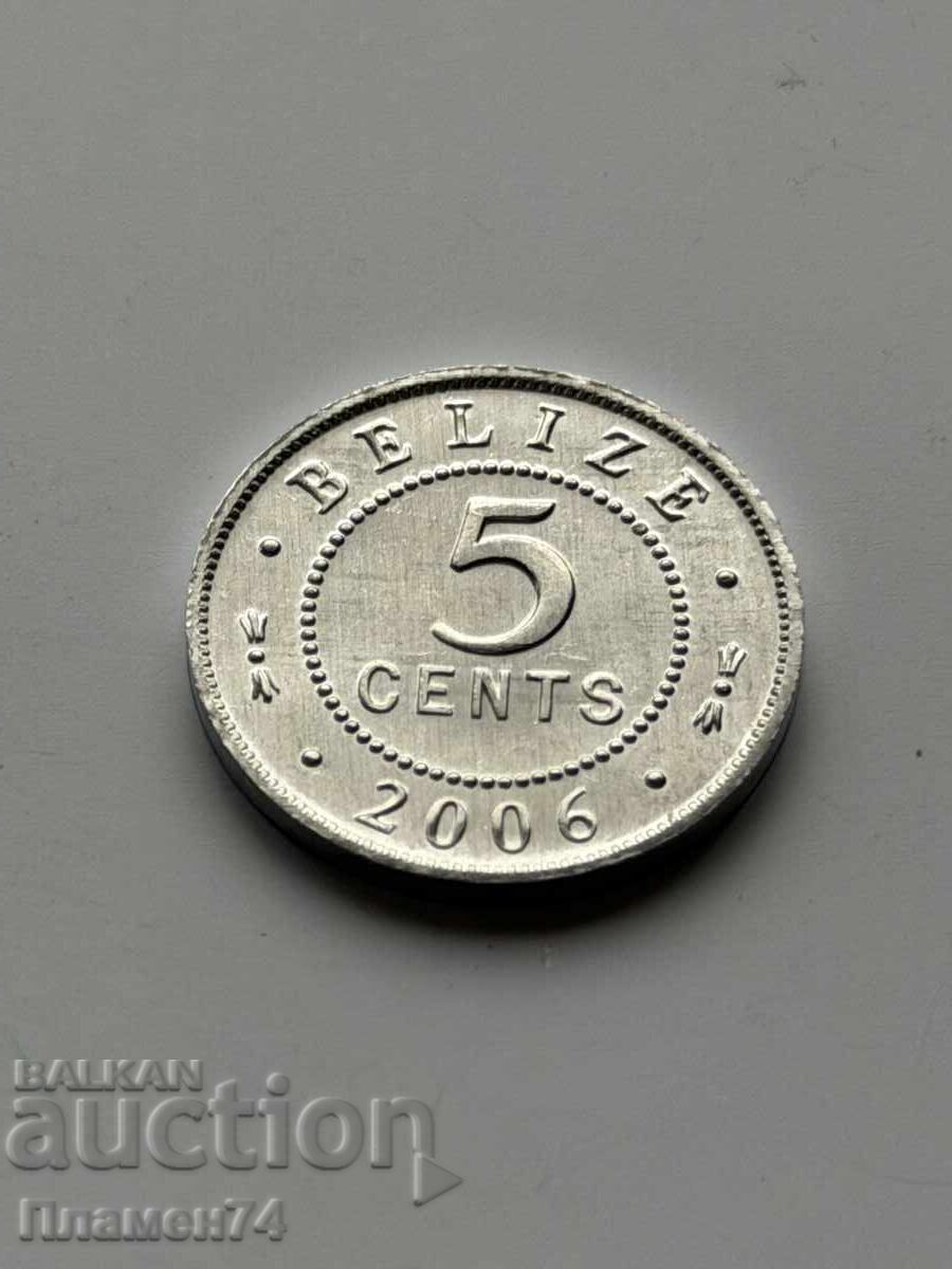 5 cenți 2006 Belize