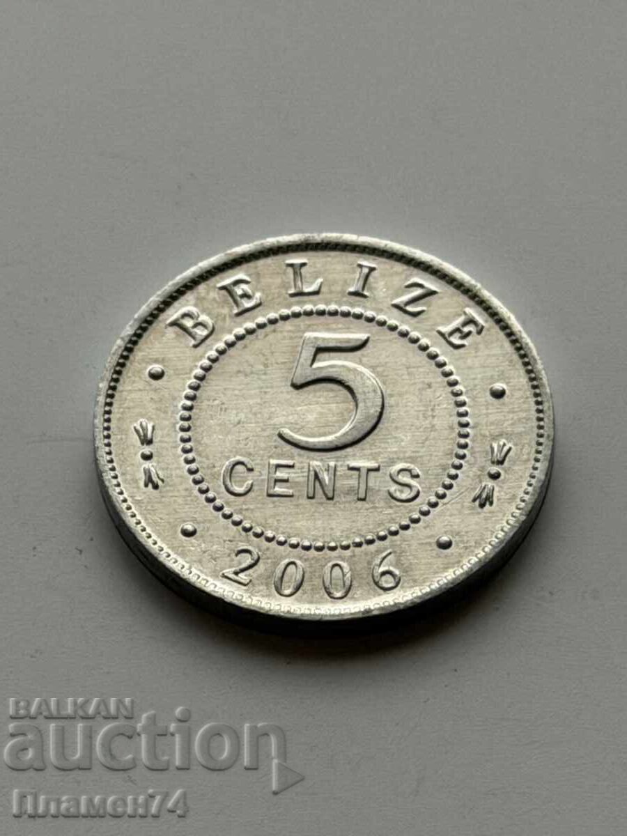 5 cents 2006 Belize