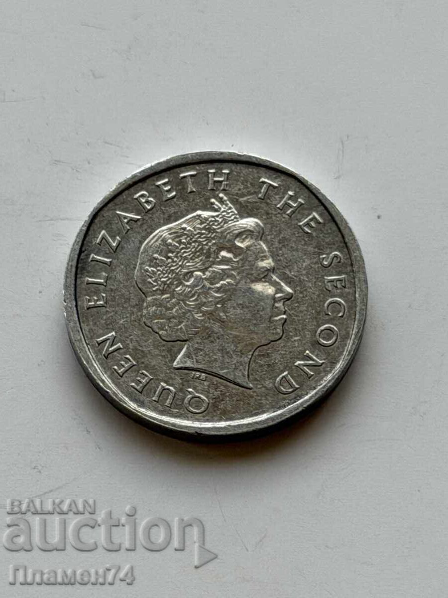 2 cenți 2008 Caraibe de Est cu preț € 2.00 | 3.91 BGN