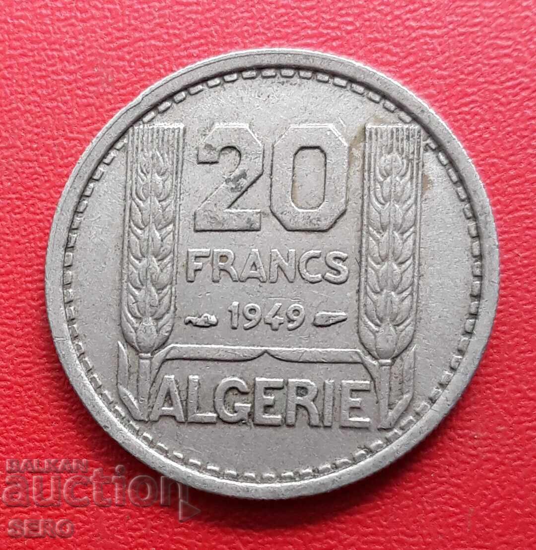 Αλγερία-20 φράγκα 1949