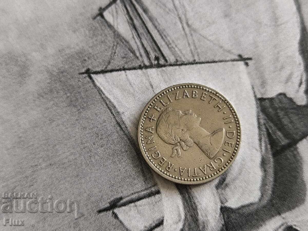 Monedă - Marea Britanie - 1 șiling | 1955 cu preț € 1.85 | 3.62 BGN