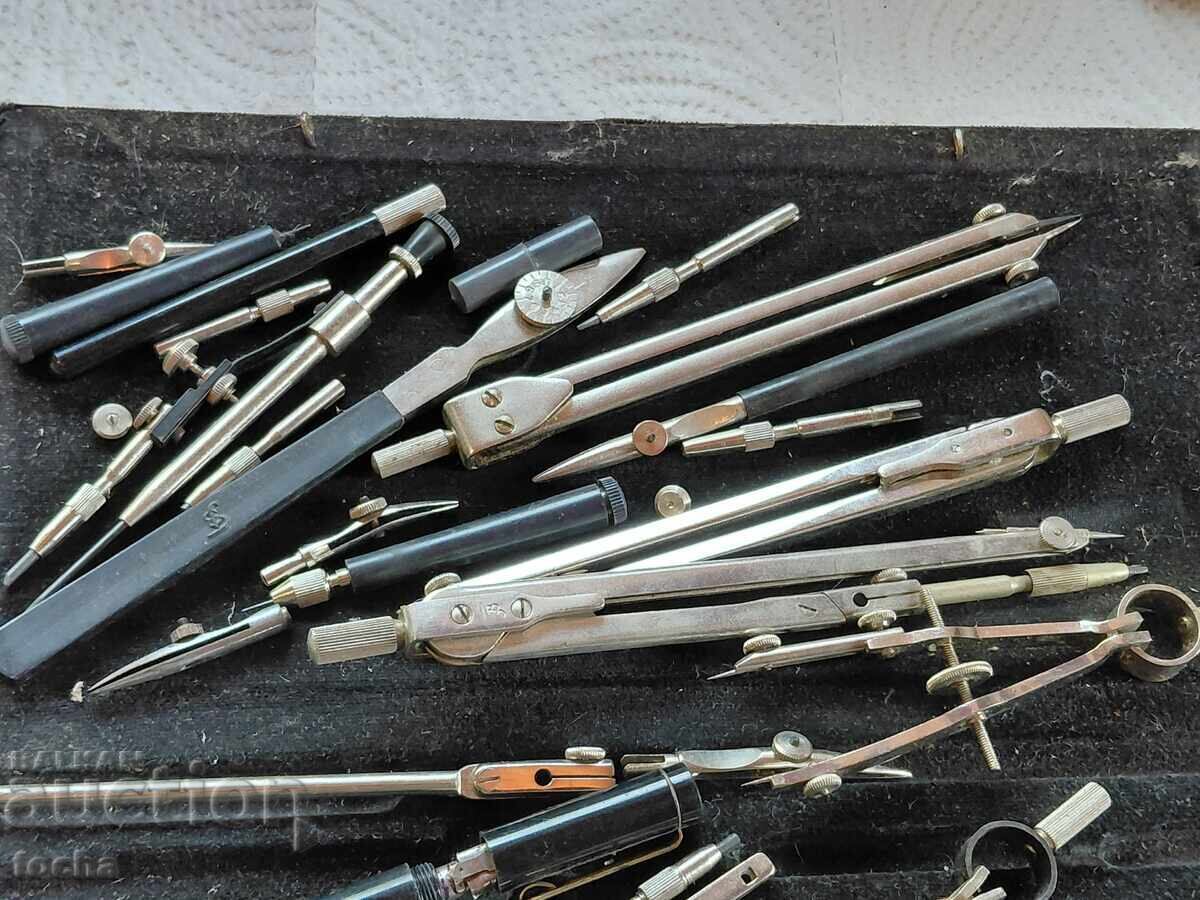 παλιά σχεδιαστικά εργαλεία, διατηρημένα με τιμή € 5.50 | 10.76 BGN