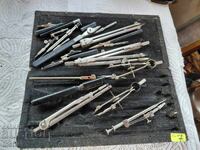 παλιά σχεδιαστικά εργαλεία, διατηρημένα