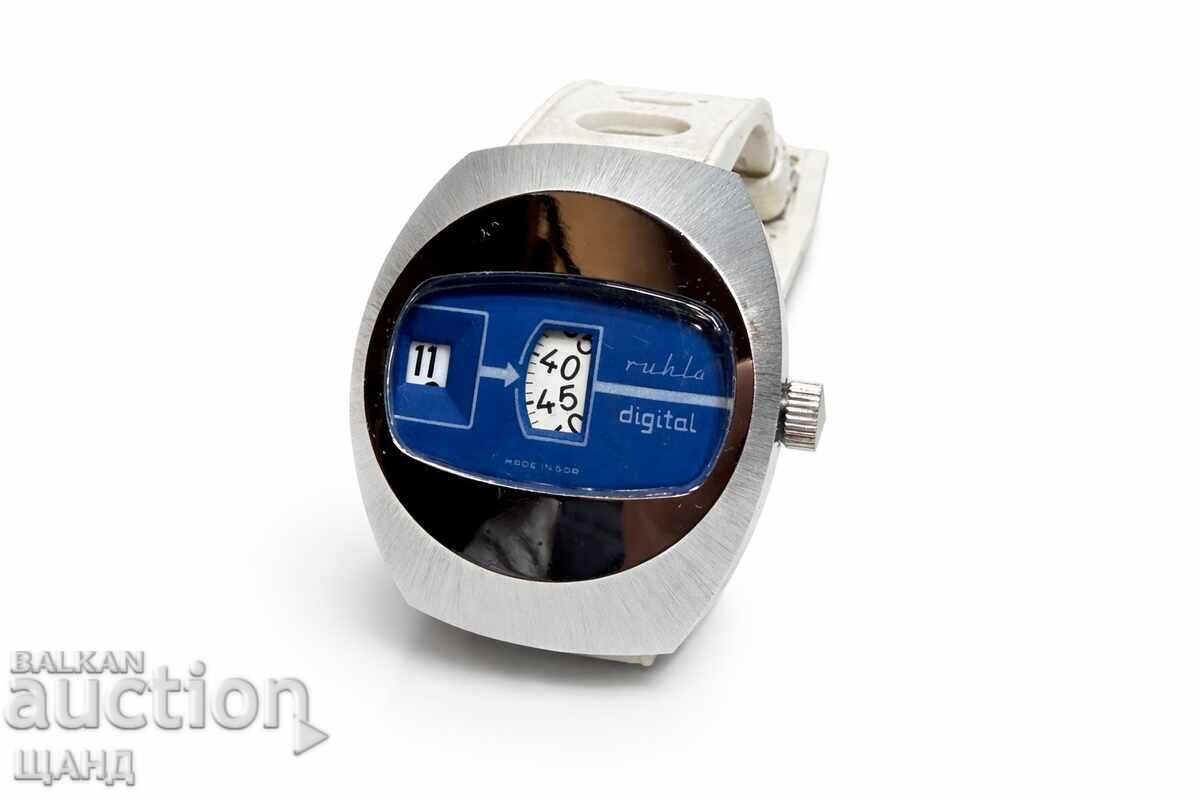 Men's Wristwatch Ruhla Digital Jump Hour