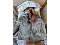 jachetă militară veche GO