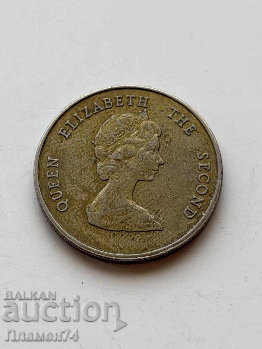 25 cents 1981 Eastern Caribbean with price € 2.00 | 3.91 BGN