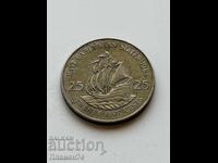 25 цента 1981 Източни Кариби