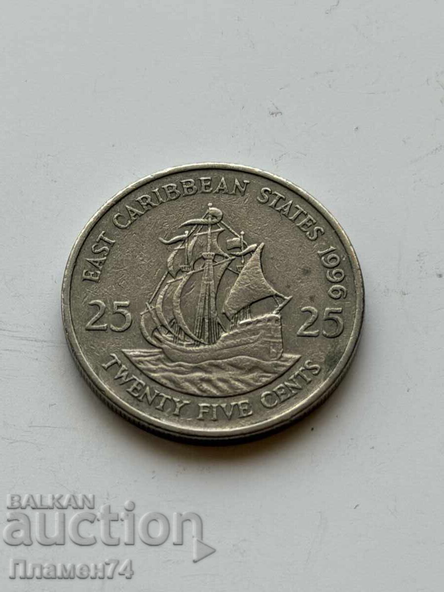25 tsenta 1996 Iztochni Karibi