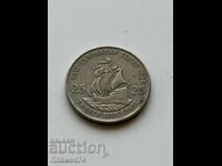 25 цента 1996 Източни Кариби