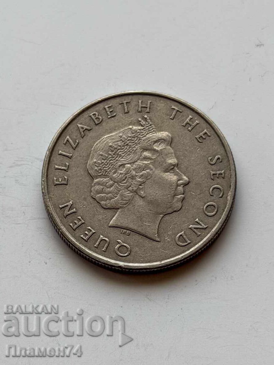 25 цента 2004 Източни Кариби с цена € 2.00 | 3.91 лв.