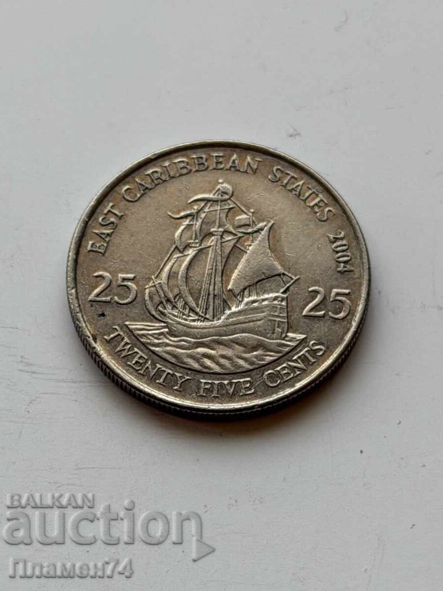 25 цента 2004 Източни Кариби