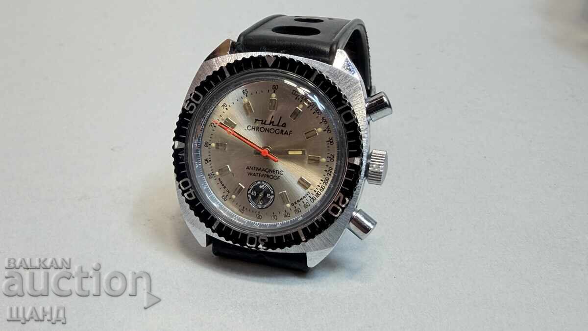 Men's wristwatch Ruhla GDR Chronograph - 5