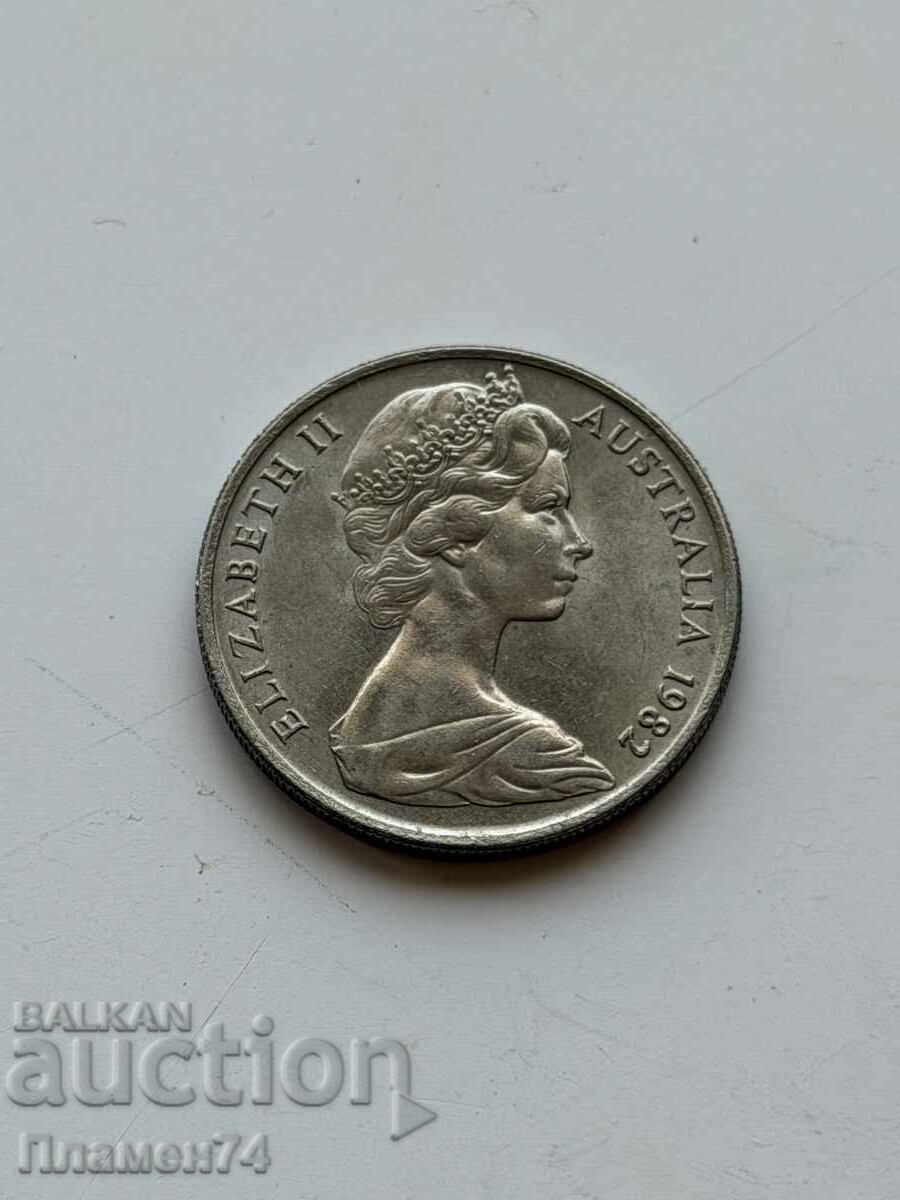10 цента 1982 Австралия с цена € 1.00 | 1.96 лв.