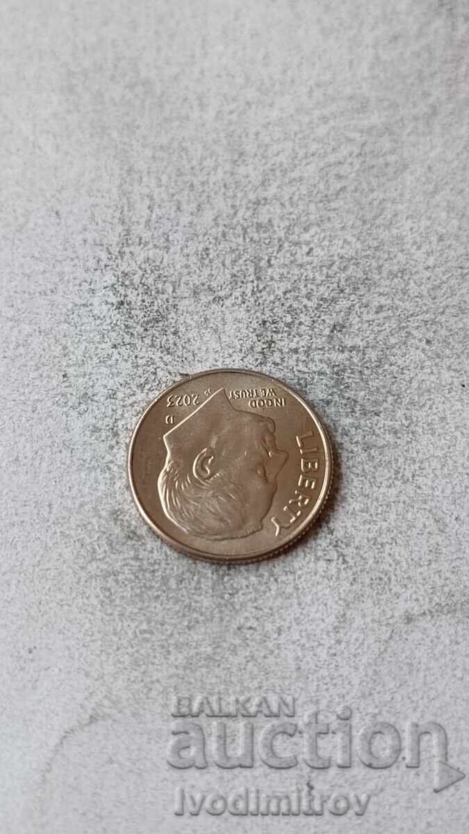 SUA 10 cenți 2023 D cu preț € 0.46 | 0.90 BGN