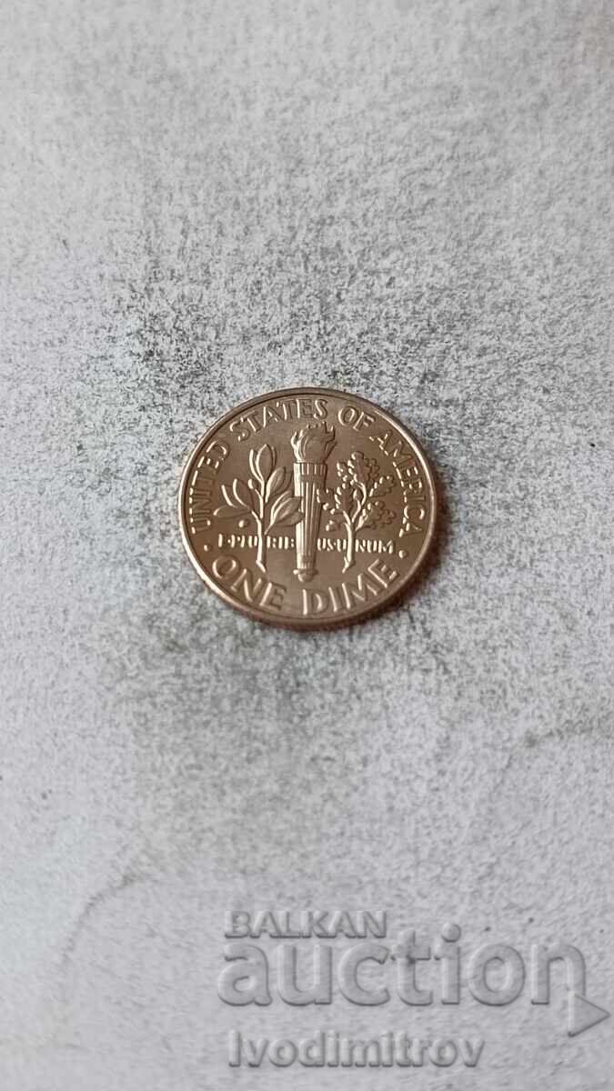 SUA 10 cenți 2023 D