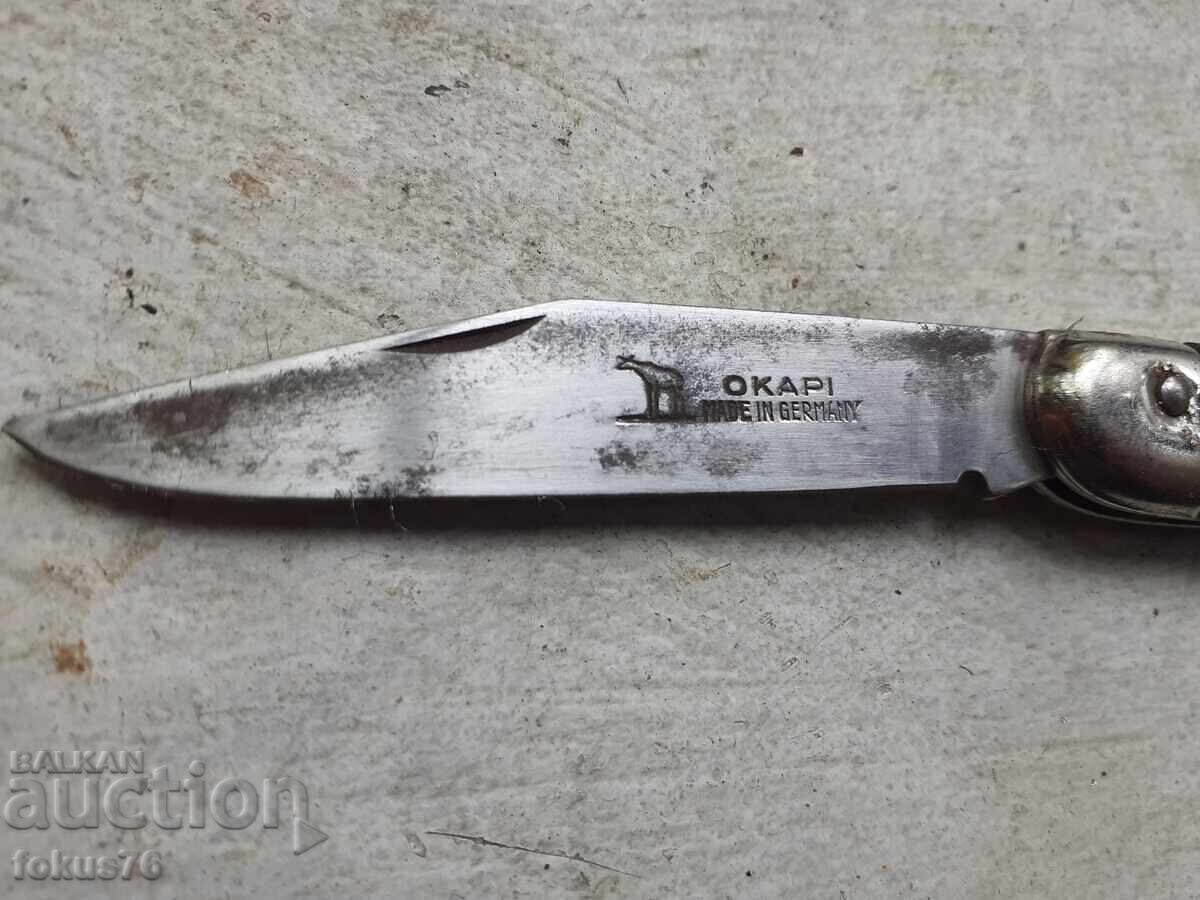 Old German pocket knife, Okapi knife with bakelite scales - 5