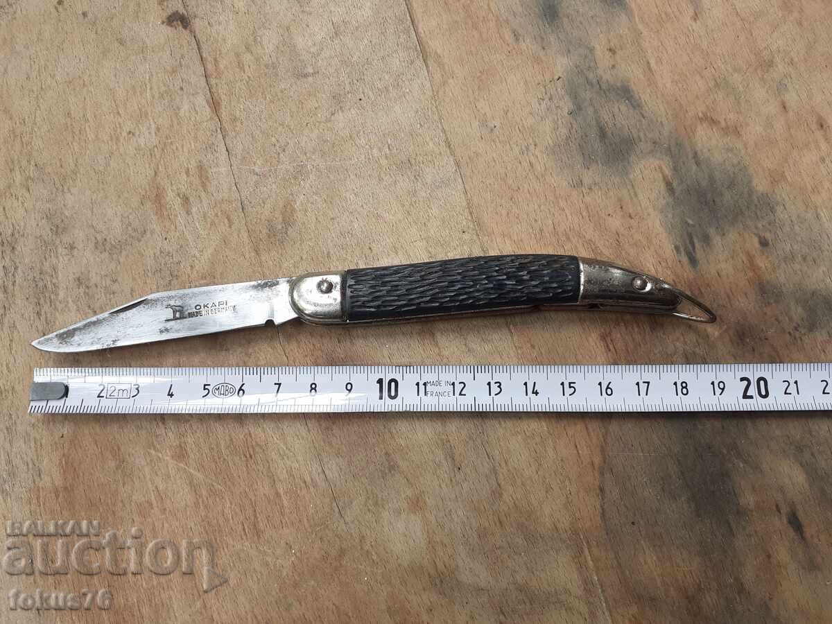Old German pocket knife, Okapi knife with bakelite scales - 6