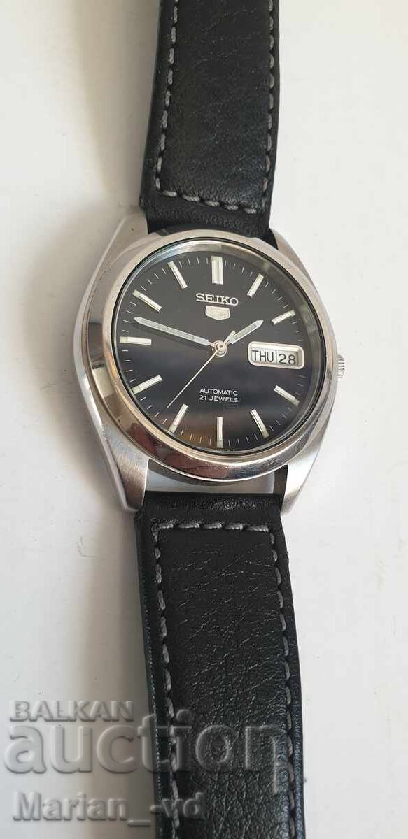 Ανδρικό ρολόι SEIKO 5, Automatic 7s26A, 21 jewels Japan με τιμή € 100.00 | 195.58 BGN