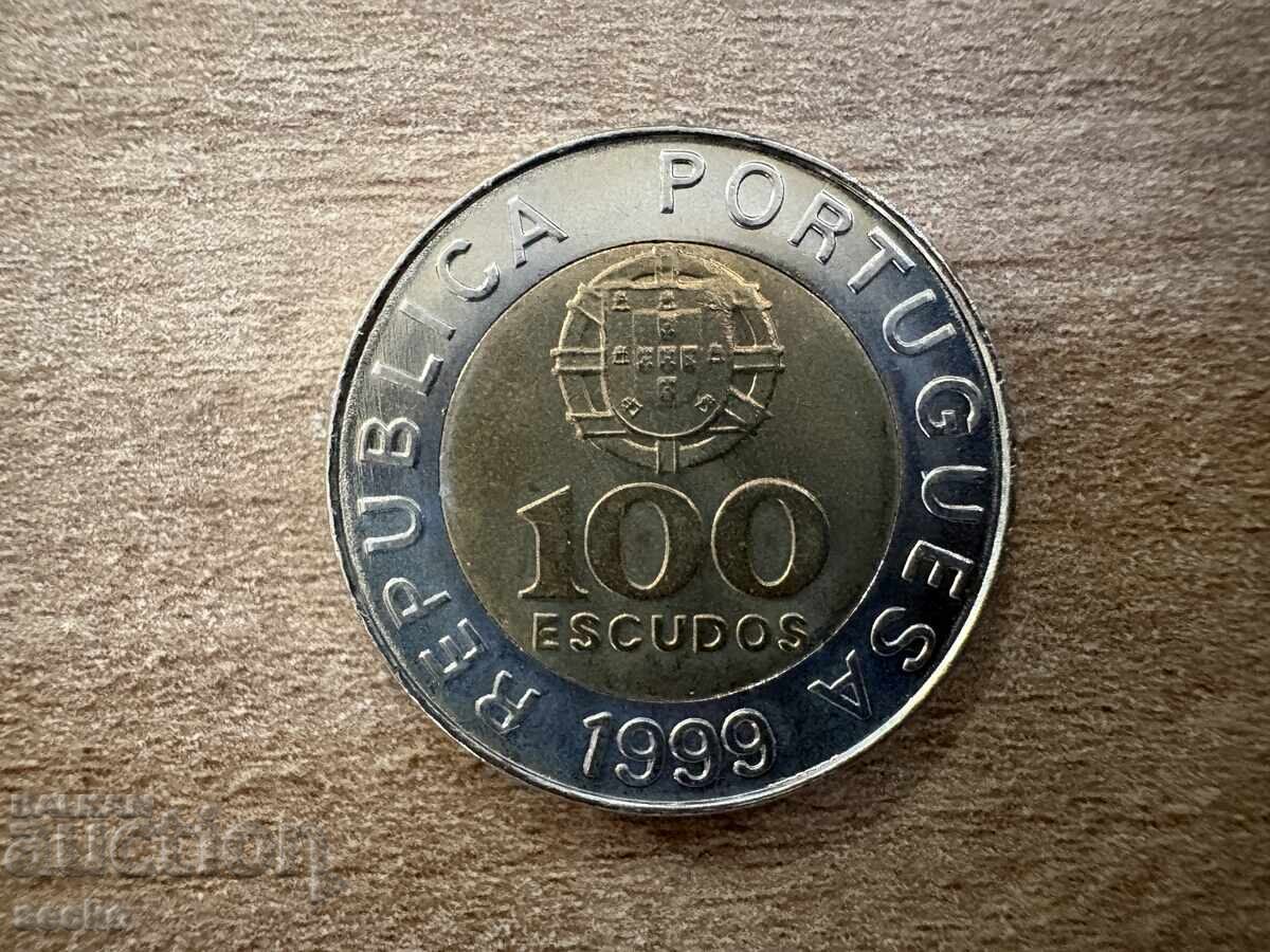 Португалия - 100 ескудо (1999)