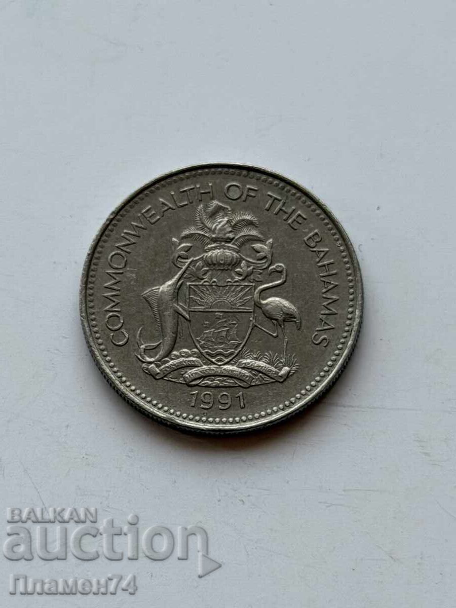 25 σεντς 1991 Μπαχάμες