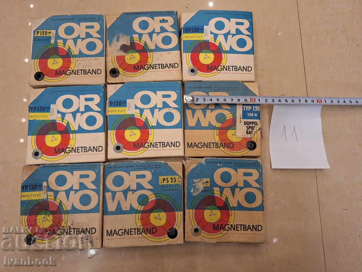 Reel-to-reel tapes 11