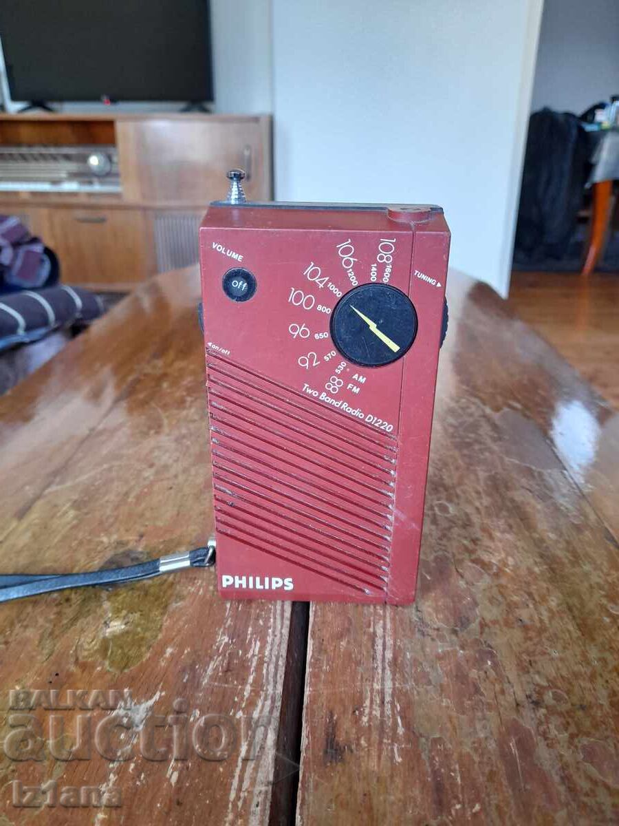 Radio vechi, radioreceptor Philips D1220 Radio vechi, radioreceptor Philips D1220