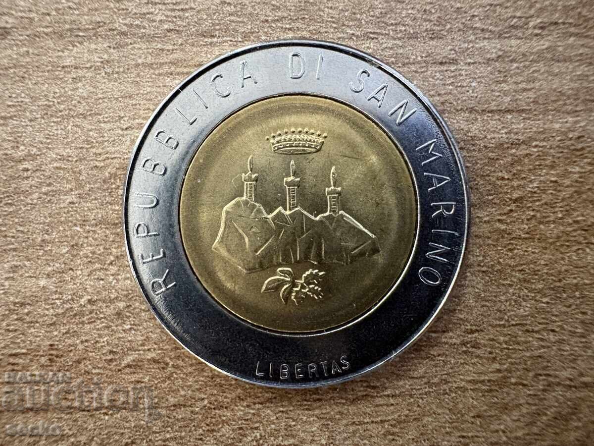 Сан Марино - 500 лири (1986) - Еволюция на технологиите с цена € 1.30 | 2.54 лв.