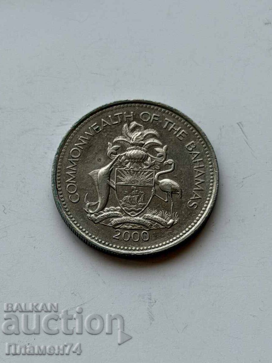 25 cents 2000 Bahamas