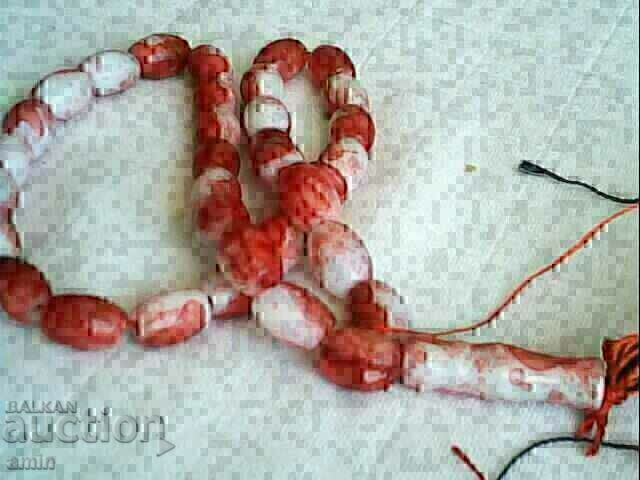 Delivery of old beautiful rosary made of natural stones