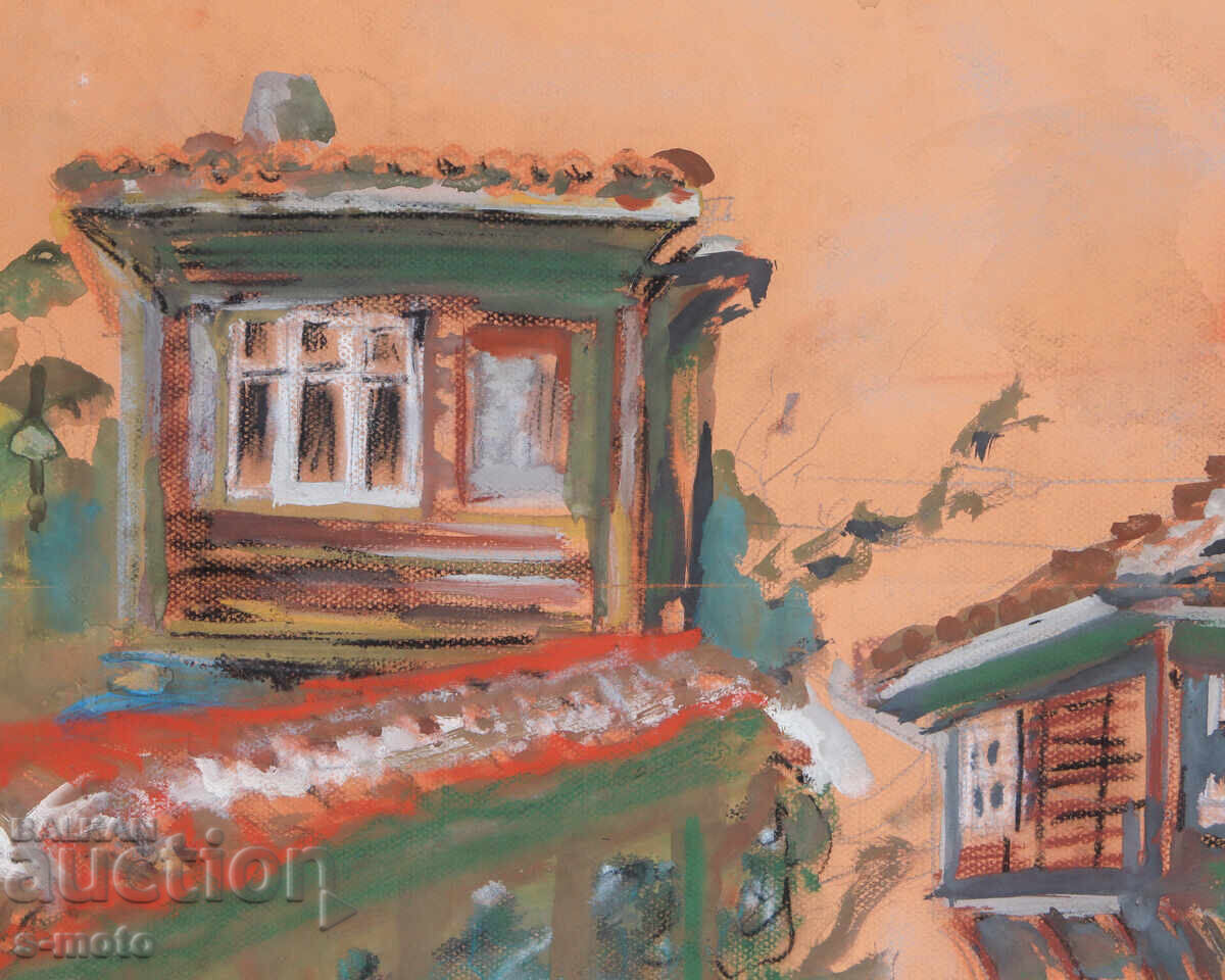 Доставка на Картина темперни бои пейзаж