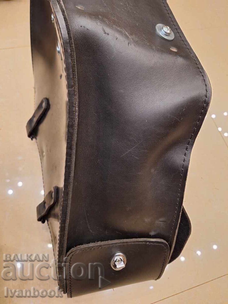 Кожена чанта за матор Harley Davidson - 5