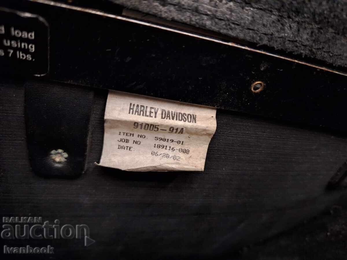Кожена чанта за матор Harley Davidson - 7