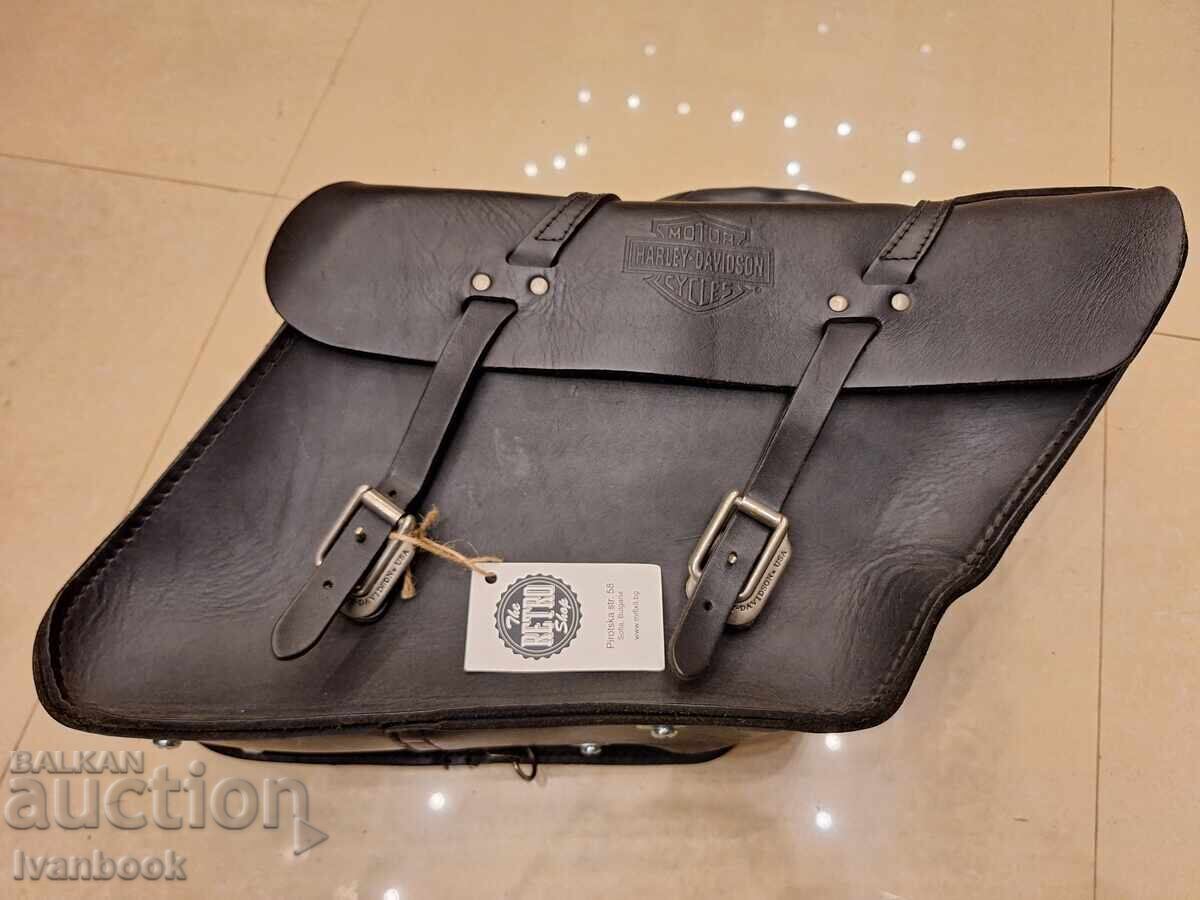 Кожена чанта за матор Harley Davidson