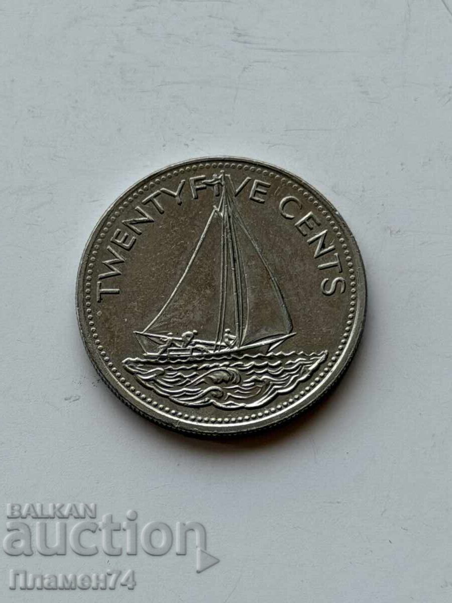 25 цента 2005 Бахами с цена € 1.00 | 1.96 лв.