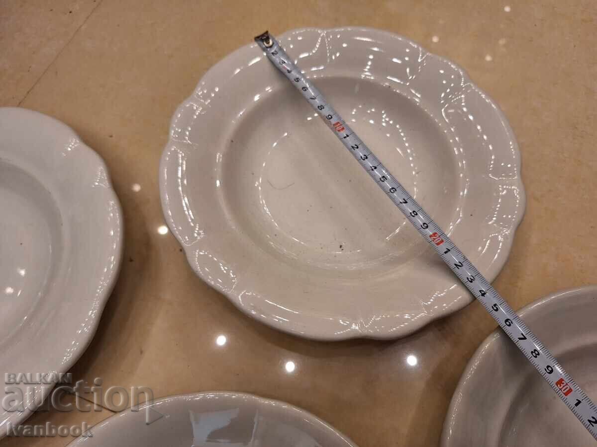 Porcelain plates retro socialist 5 pcs with price € 5.00 | 9.78 BGN