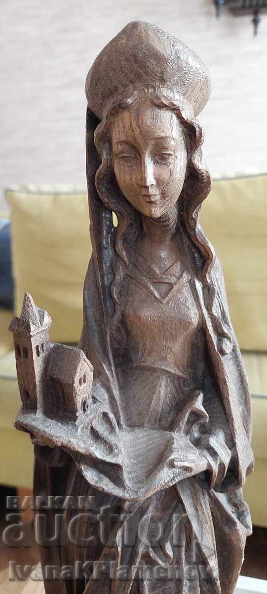 Solid wood carving for connoisseurs, height 50 cm - 6
