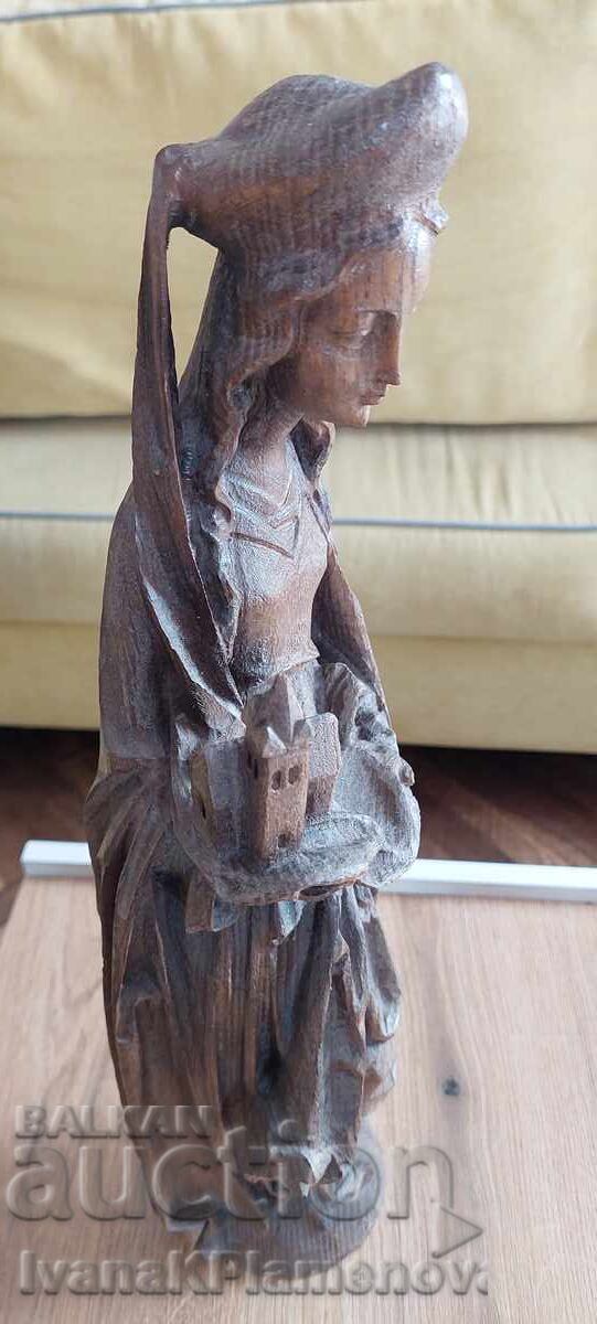 Solid wood carving for connoisseurs, height 50 cm - 7