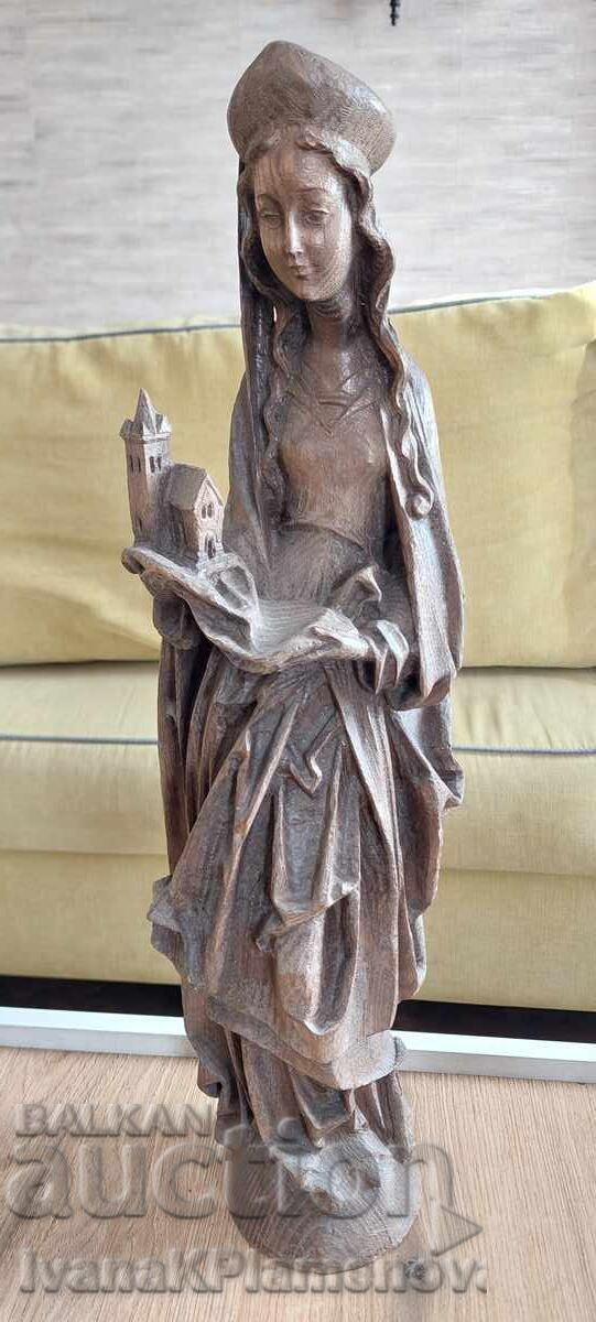 Solid wood carving for connoisseurs, height 50 cm