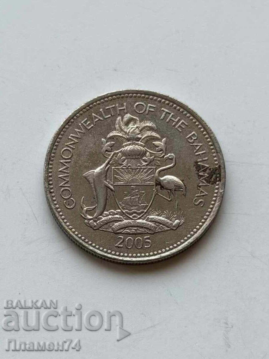 25 cents 2005 Bahamas