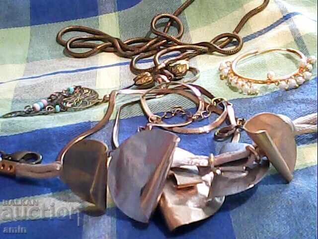 Παρτίδα επιχρυσωμένων κοσμημάτων περίπου 150γρ - 6