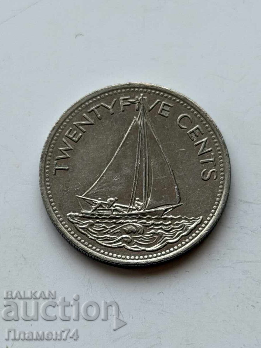 25 σεντς 2005 Μπαχάμες με τιμή € 1.00 | 1.96 BGN