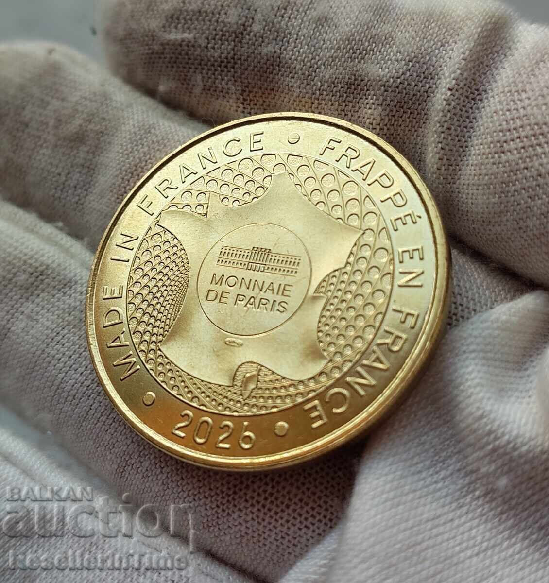 Plachetă Frozen, 2026, suvenir din Disneyland cu preț € 7.00 | 13.69 BGN