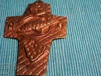 стар немески тешек бронзов кръст 1968