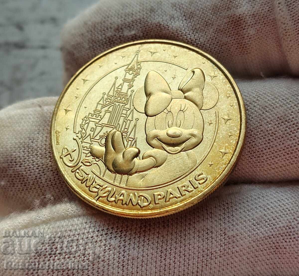 Plachetă Minnie Mouse, 2025, suvenir din Disneyland