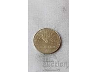 2 лева 1987 XV зимни олимпийски игри - Калгари, 1988